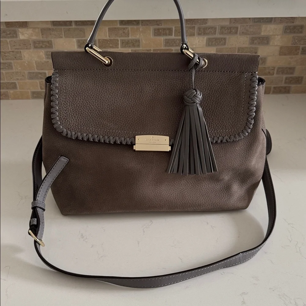 ♠️ Kate Spade Grey Suede Purse NWOT ✨